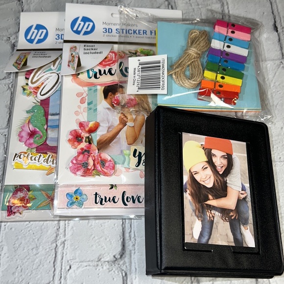 HP Moment Makers 3D Sticker Frames + Mini Album + Wall Hanging Garland - Picture 12 of 12